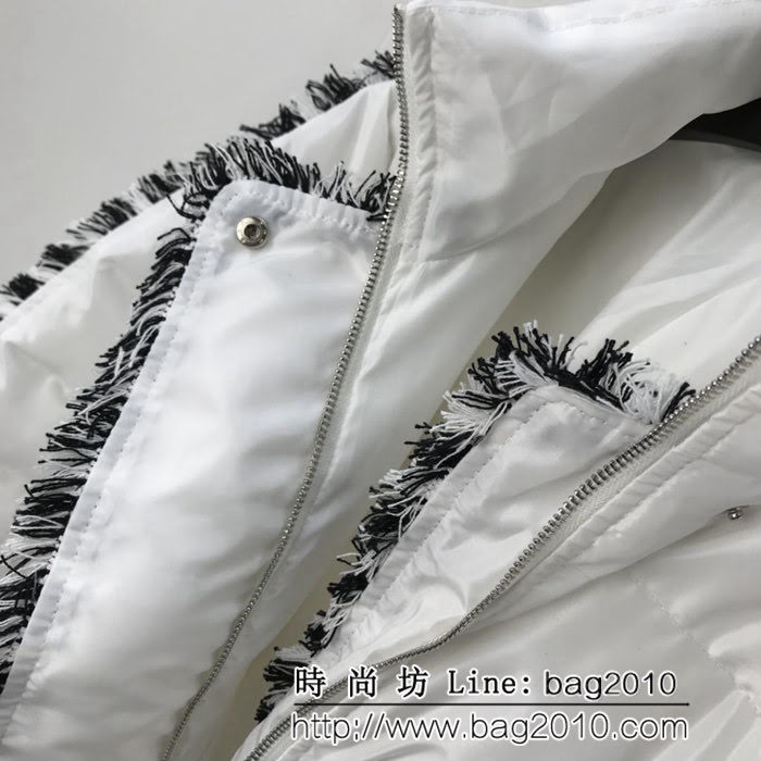 CHANEL香奈兒 18秋冬 neige 流蘇邊長款 名媛風 女款棉服外套 ydi1716